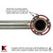 Keeney Mfg Smooth Infinity Grab Bar, Brushed Nickel, 16", 16.00" L, Stainless Steel, Brushed Nickel GB2023-16BN - alternate 10